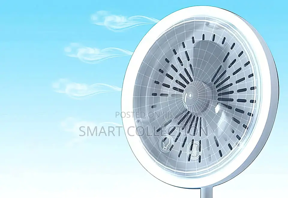 Make Up Mirror With Light And Cooling Fan