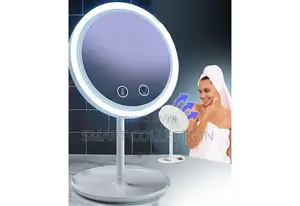 Make Up Mirror With Light And Cooling Fan