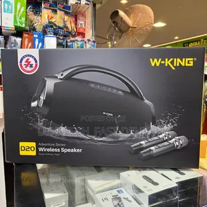 Portable Wireless Speaker With 2 Wireless Mics