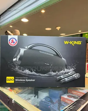 W-King D20 Portable Speaker With 2 Mics