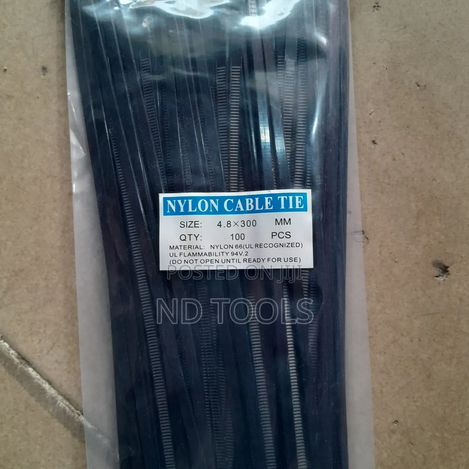 Nylone Cable Tie Black 8.8x400