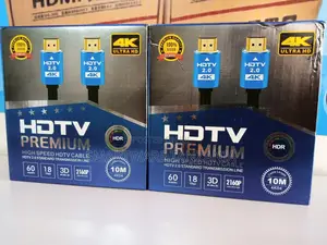 Certified HDMI Cable (10 Meters) Support HDR, Dolby