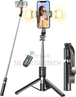 Selfie Stick With Remotely Twins Lights ,Bluetooth