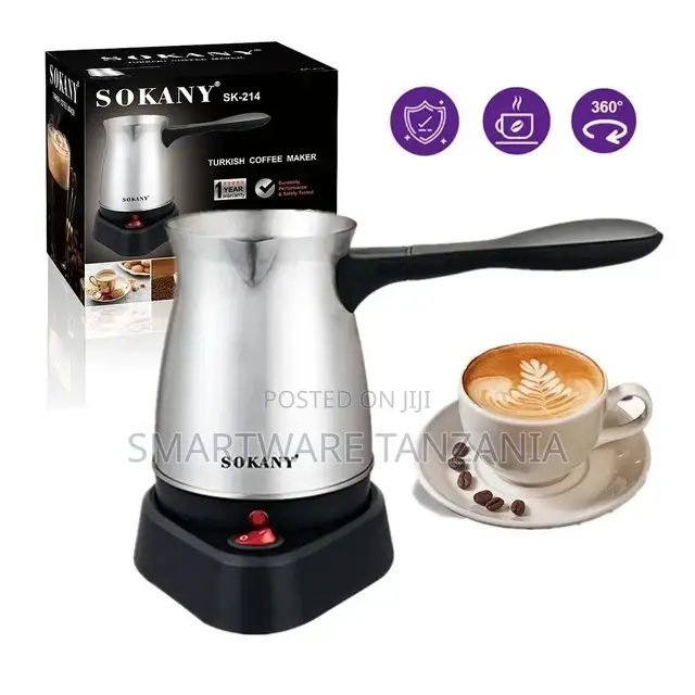 500ml Turkish Coffee Maker Pot, Electrical Coffee Machine
