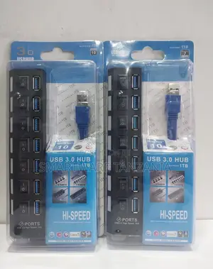 Multiport Adapter 7 Ports USB Hub 3.0 With Individual Power