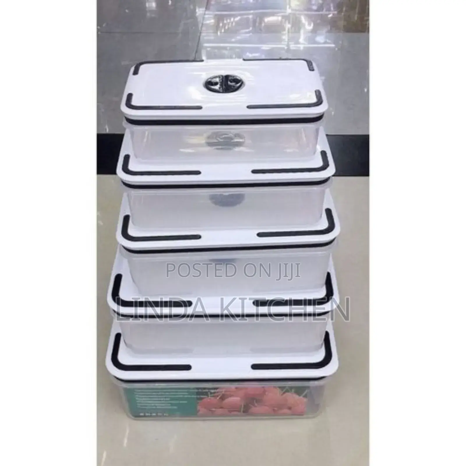 Microwave Safe And Frij Organizer Plastic Container 5pcs