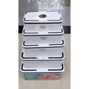 Microwave Safe And Frij Organizer Plastic Container 5pcs