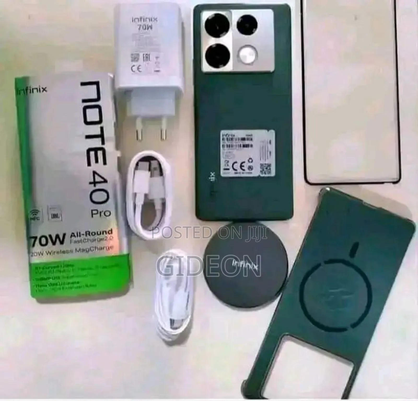 New Infinix Note 40 Pro 256 GB Green