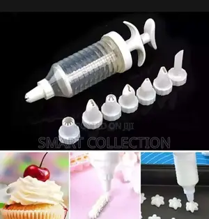 Cake Decoration With Moulds 8 Nozzles Plastic Icing Pipi