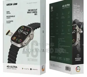 Greenlion GN4GSWULTRBK 4g-Ultra Smart Watch