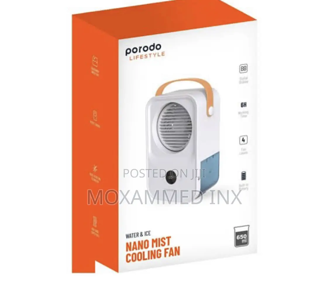 Porodo PD-LSACF Water and Ice Nano Mist Cooling Fan