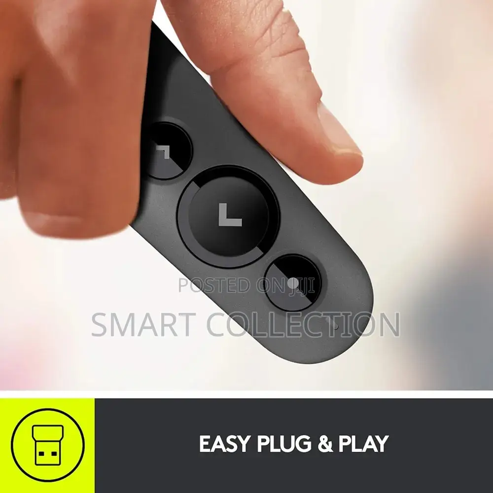 R500 Logitech Smart Remote Presenter Laser Pointer