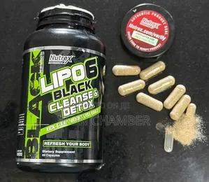 Lipo6 Black Cleanse and Detox (60 Capsules).