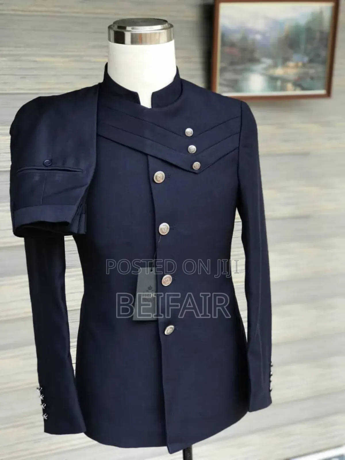 Modern Kaunda Suits | Dark Blue | Great Design