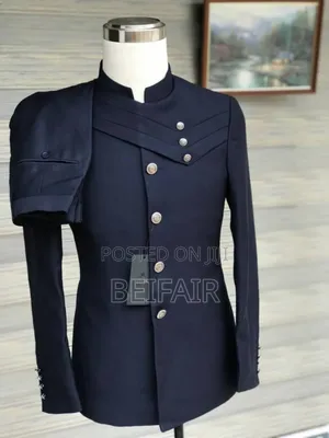 Modern Kaunda Suits | Dark Blue | Great Design