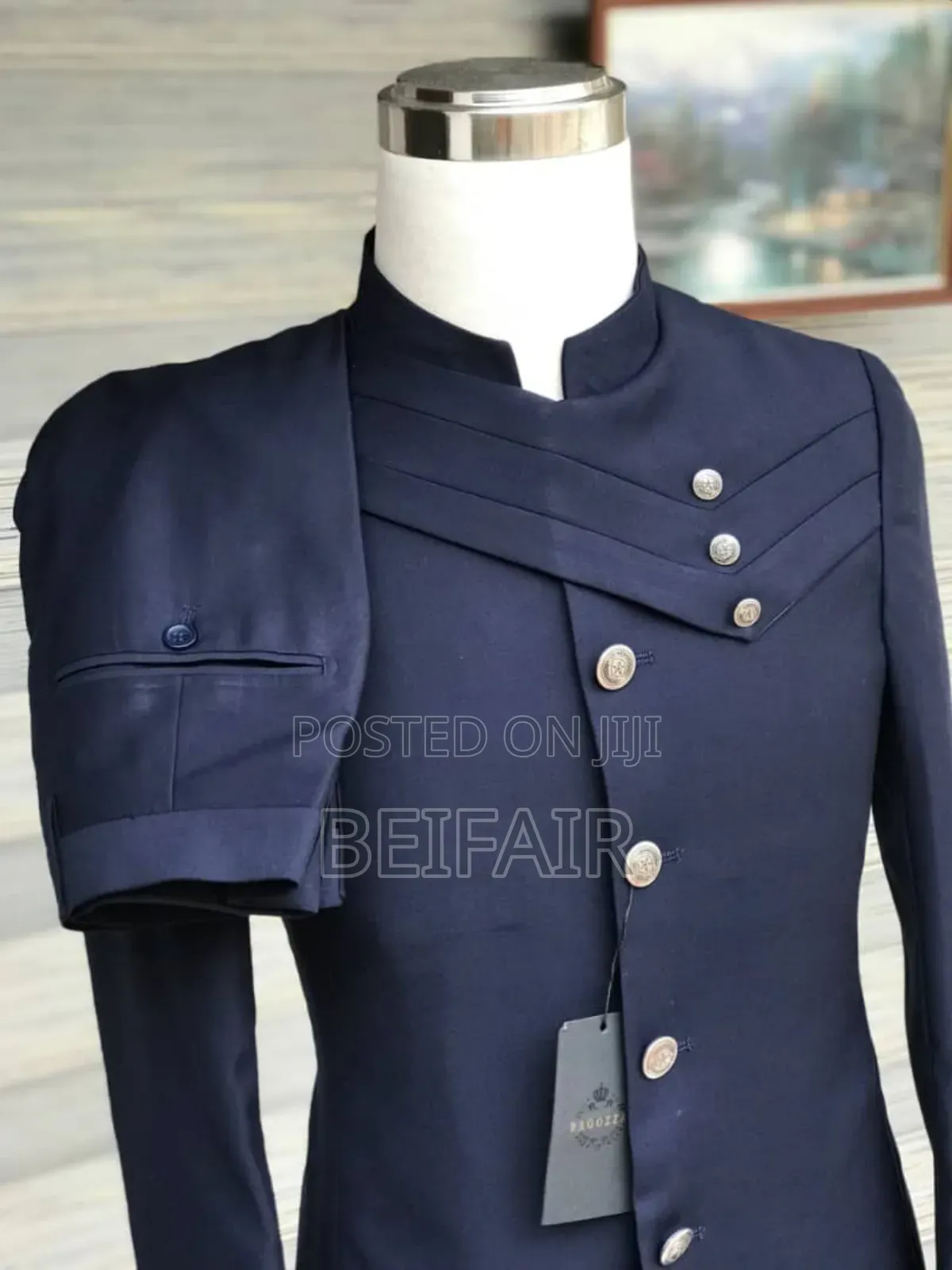Modern Kaunda Suits | Dark Blue | Great Design