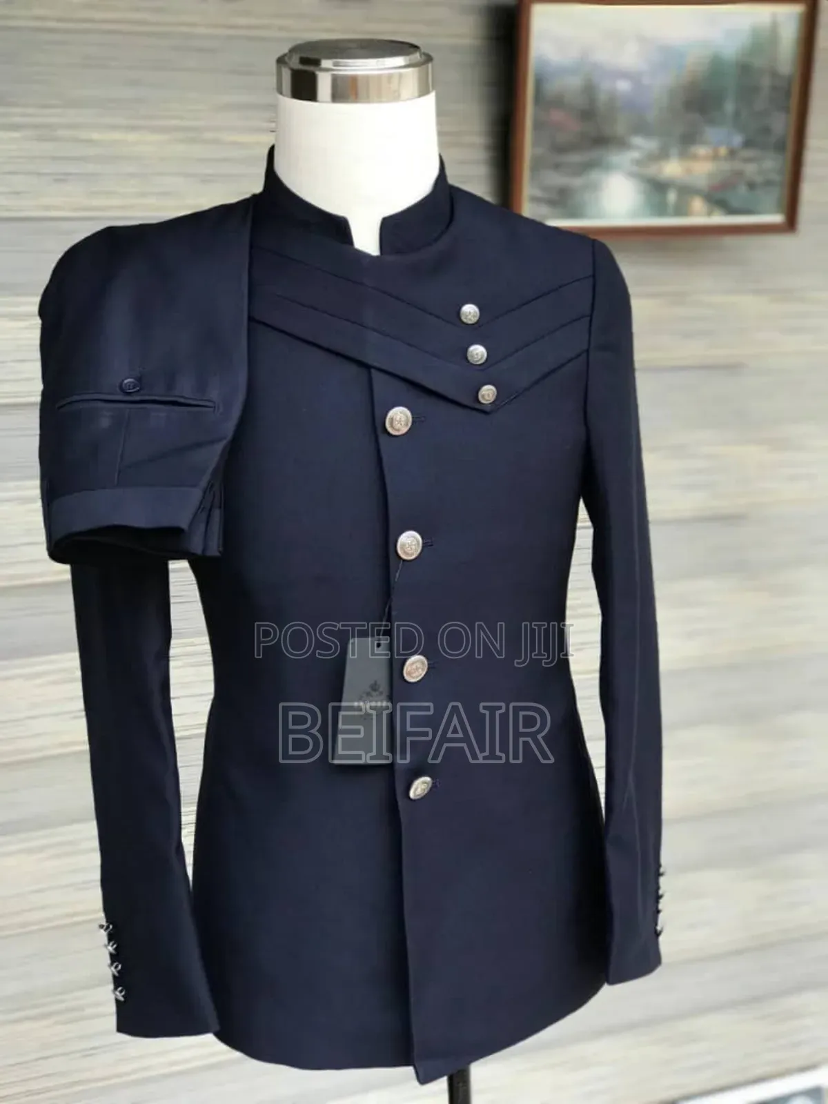 Modern Kaunda Suits | Dark Blue | Great Design