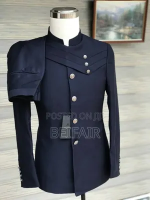 Modern Kaunda Suits | Dark Blue | Great Design