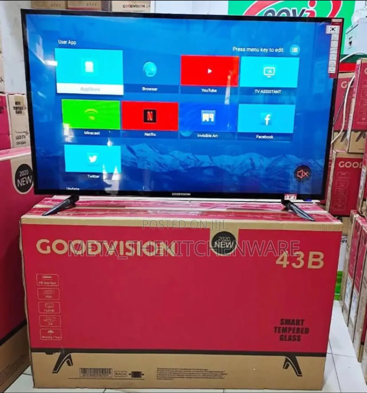 Goodvision Smart Bluetooth TV 43inch Double Glasses
