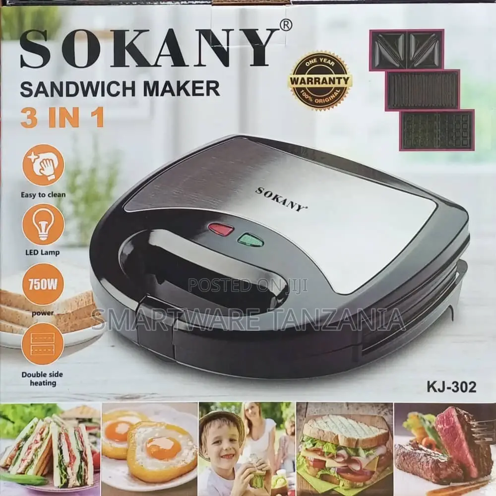 (3 In 1) Sokany Sandwich Maker