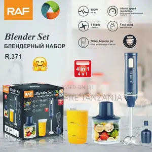 4-in-1 Handheld Blender With 600 Ml Mixing Beaker With Lid
