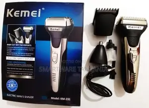 Kemei 3 In 1 Beard Nose Hair Cut Clipper Shaver Machine