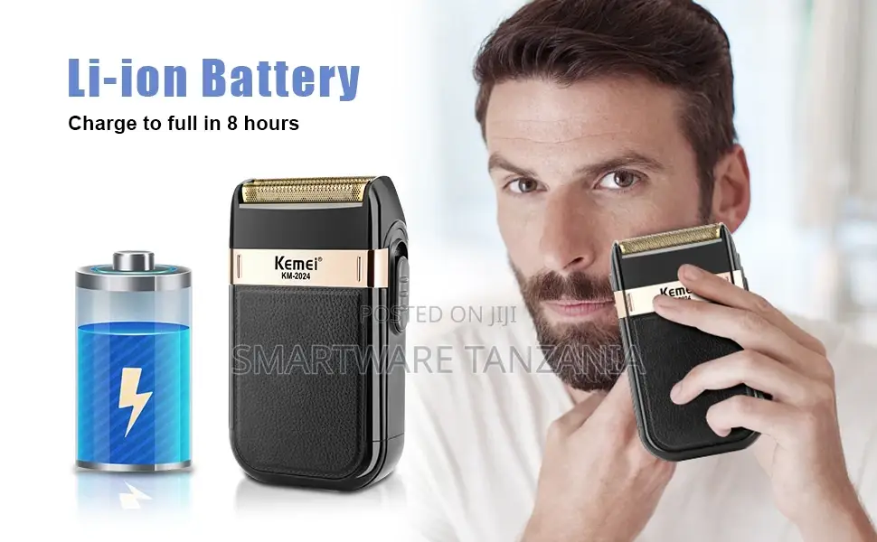 Rechargeable Electric Razor, Waterproof Dry/Wet Shaving