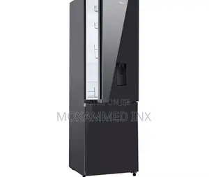 Hisense Fridge H370bmib-Wd 263 Litres Black Mirror Dispens