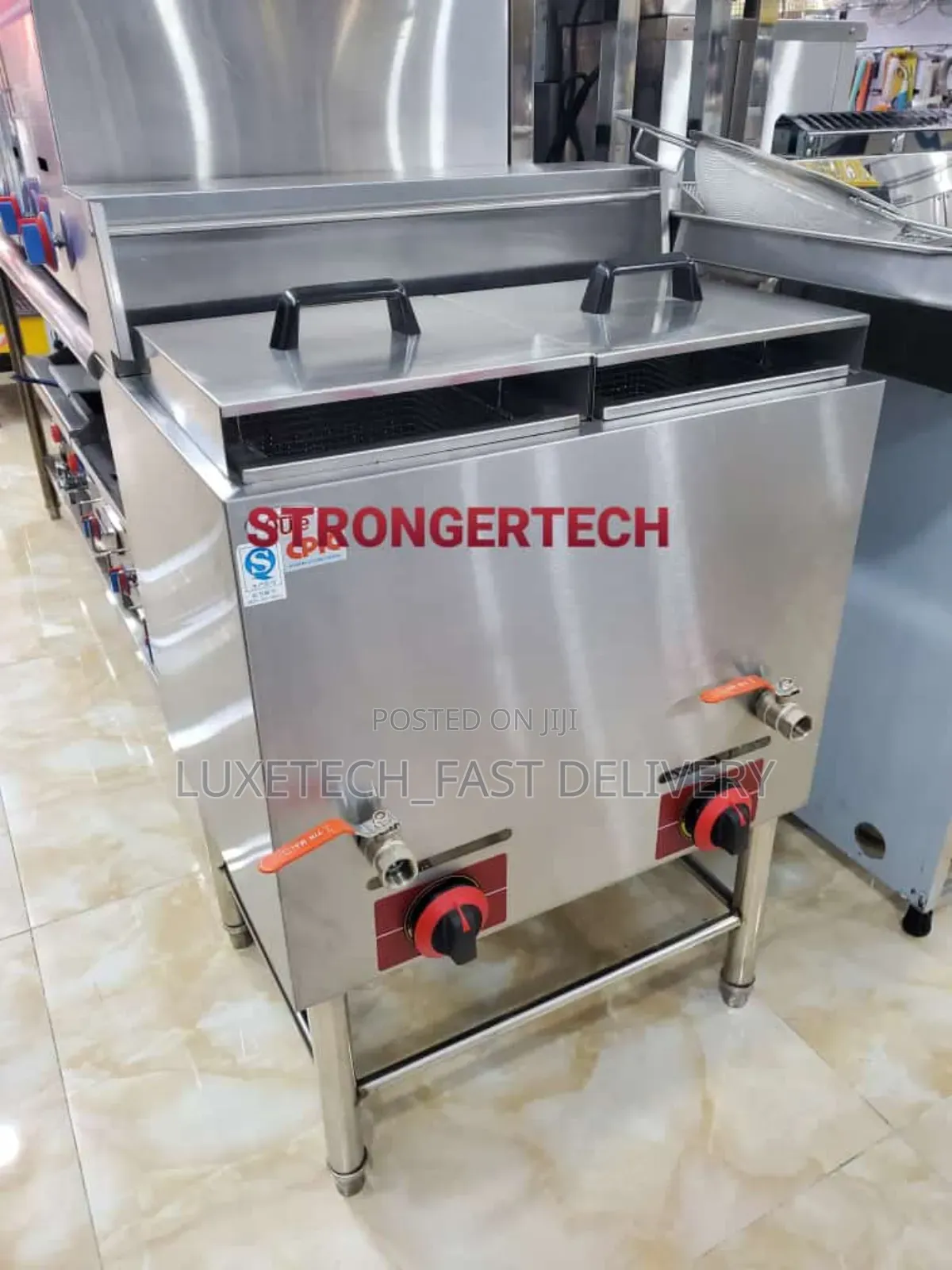 Commercial Gas Deep Fryer 28 Liters Stainless Steel