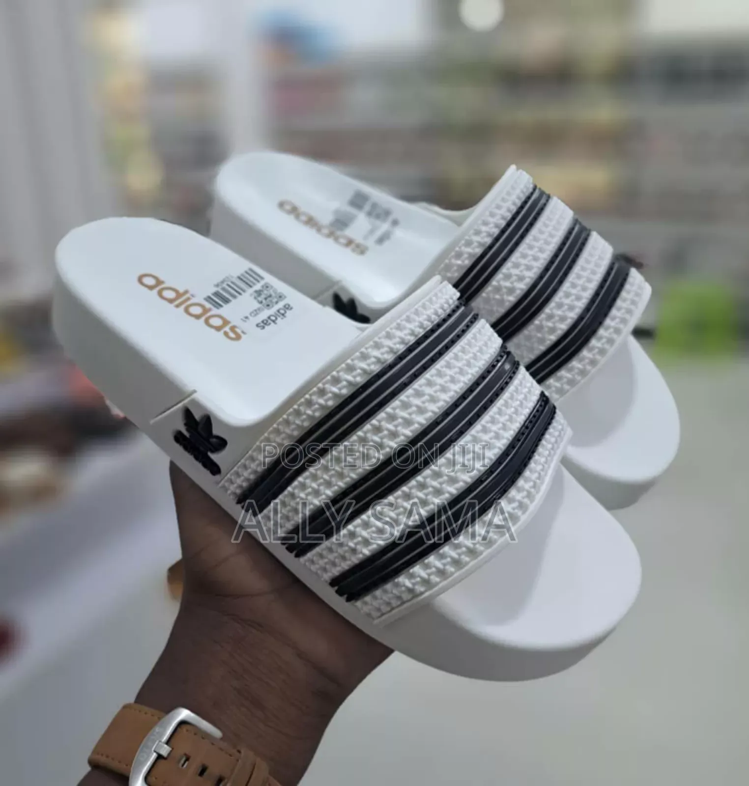 Mens Sandals Adidas White