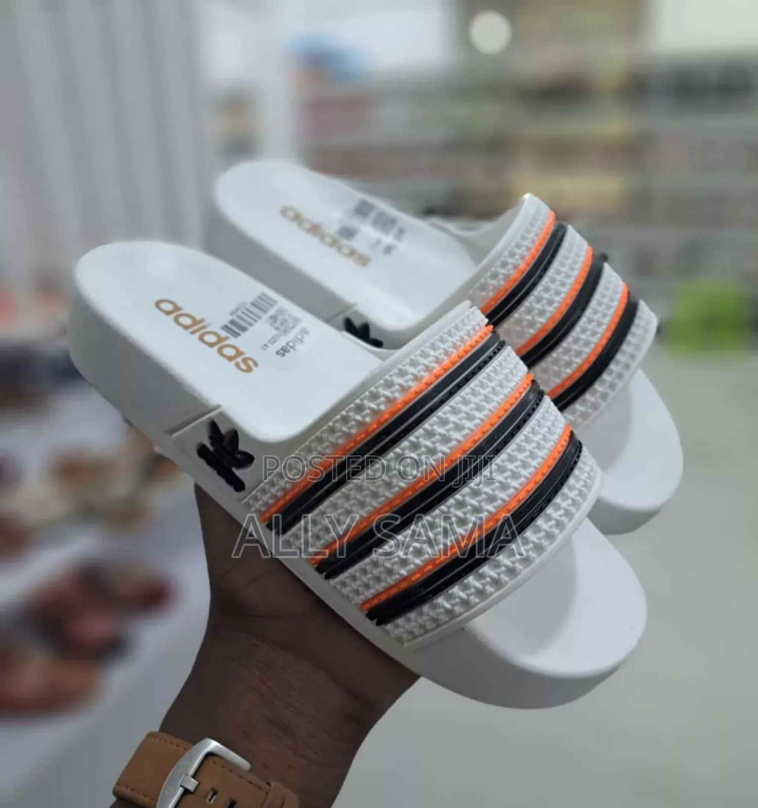 Mens Sandals Adidas White