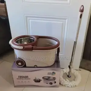 Spin Mop Bucket Floor Stainless Steel Deluxe 360 Spinning
