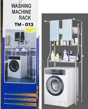 3-tier Washer Storage Frames For Over Toilet, Above Washer