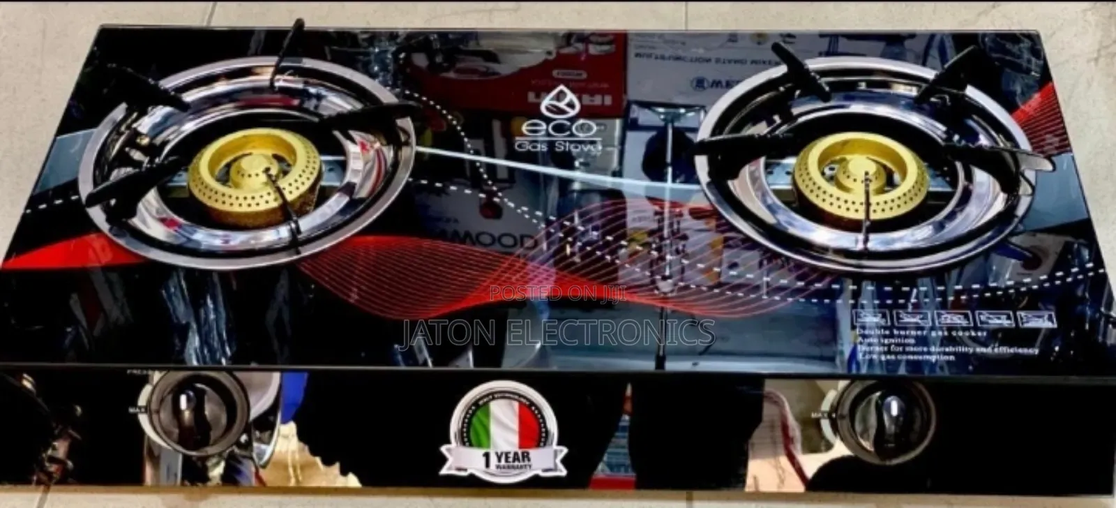 Eco Gas Cooker 2 Plates