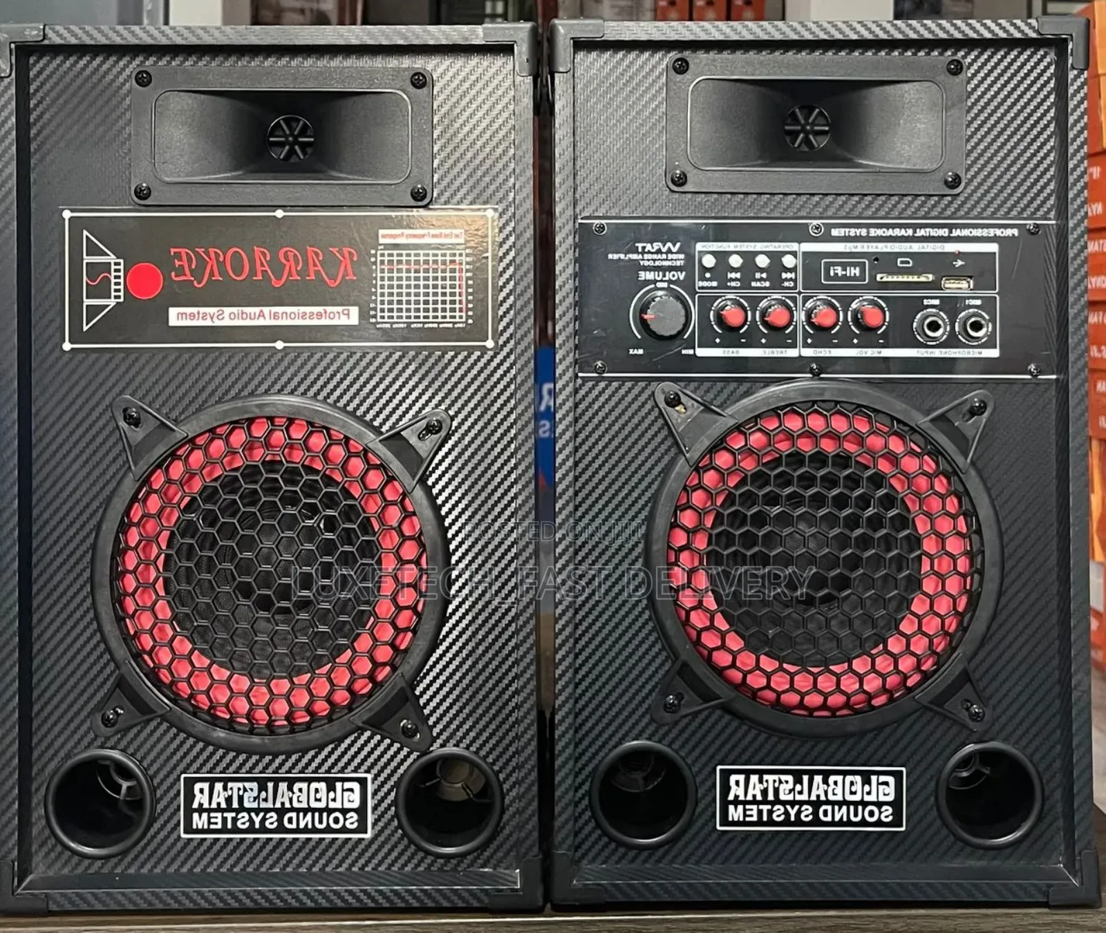 Global Star Mini Karaoke Speaker With Mic/Spika Ya Matangazo