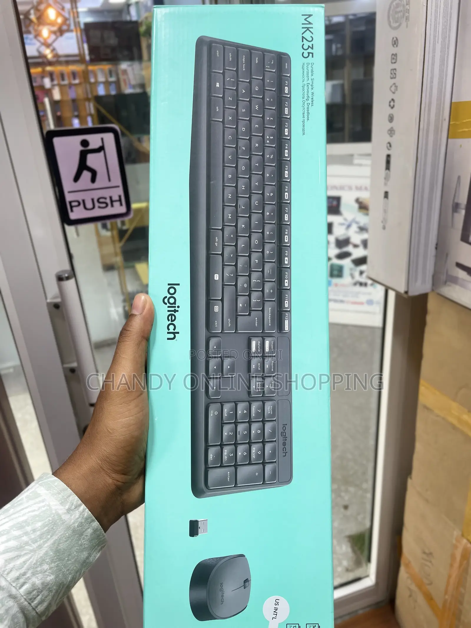 Original Logitech MK235 Kombo Wireless Keyboard and Mouse