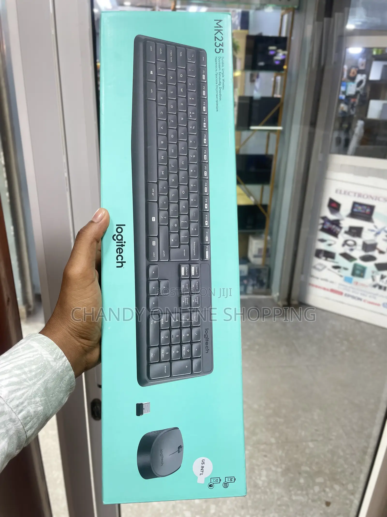 Original Logitech MK235 Kombo Wireless Keyboard and Mouse