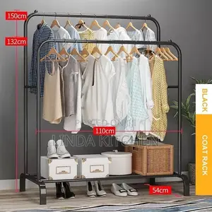 Double Polls Clothers Hanger