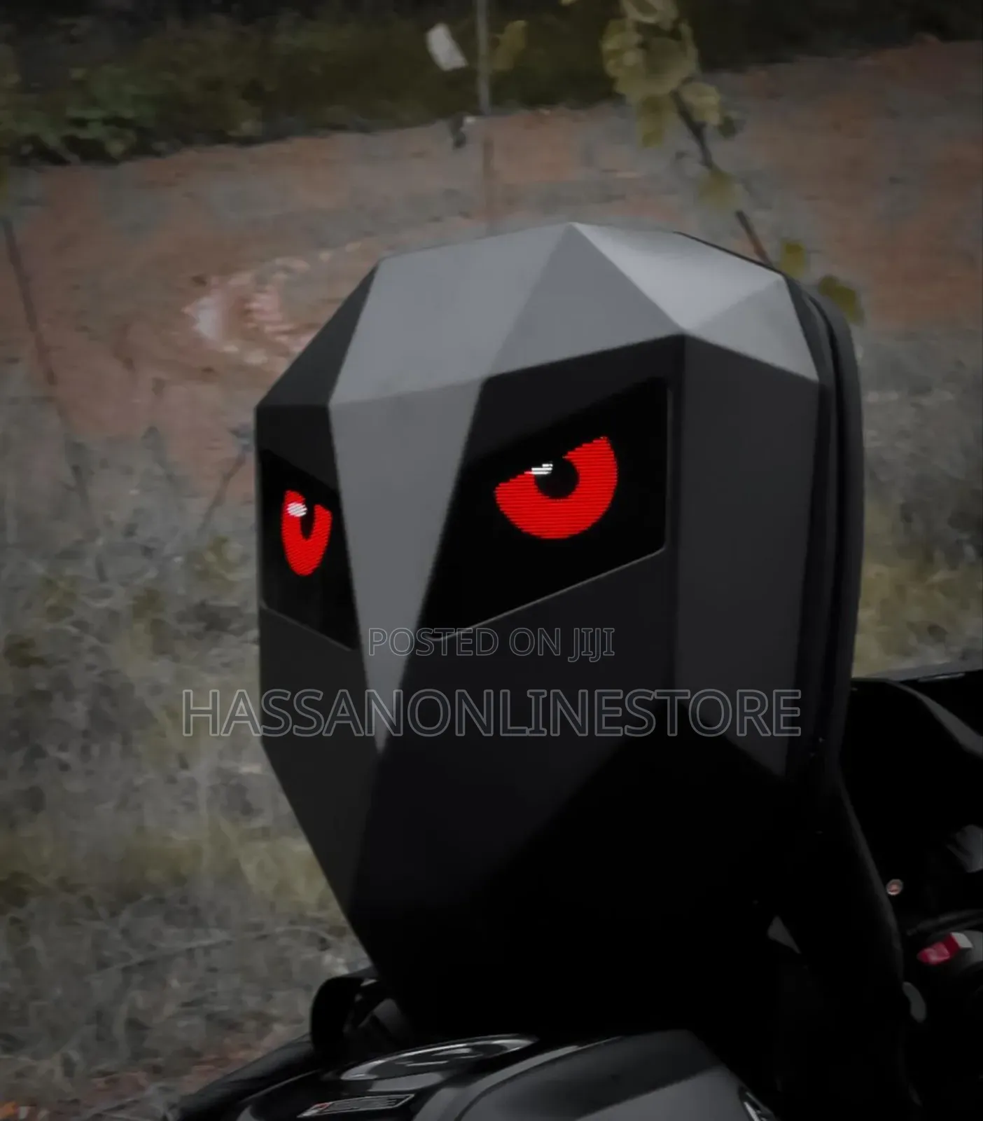 Motorcycle Backpack,Led Programmable Knight Backpack