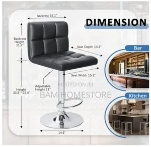 Classic Leather Bar Chairs
