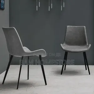 Leather Chair With Metal Legs