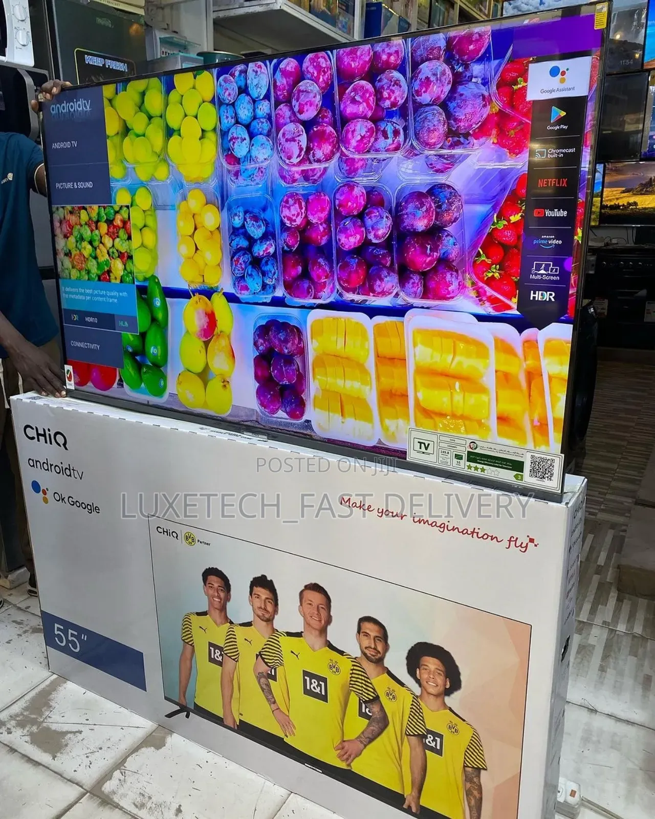 Chi-q 55 Inches Smart Android TV