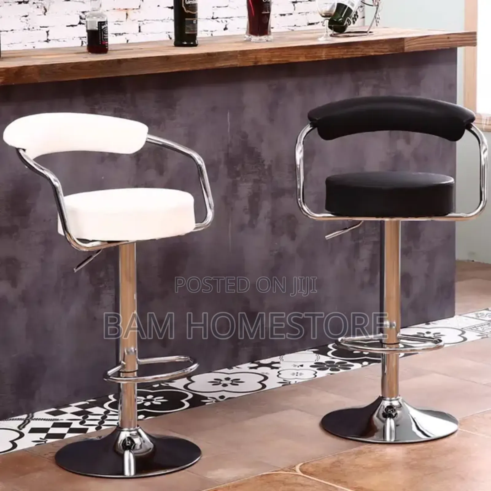 Classic Metal+ Leather Chairs