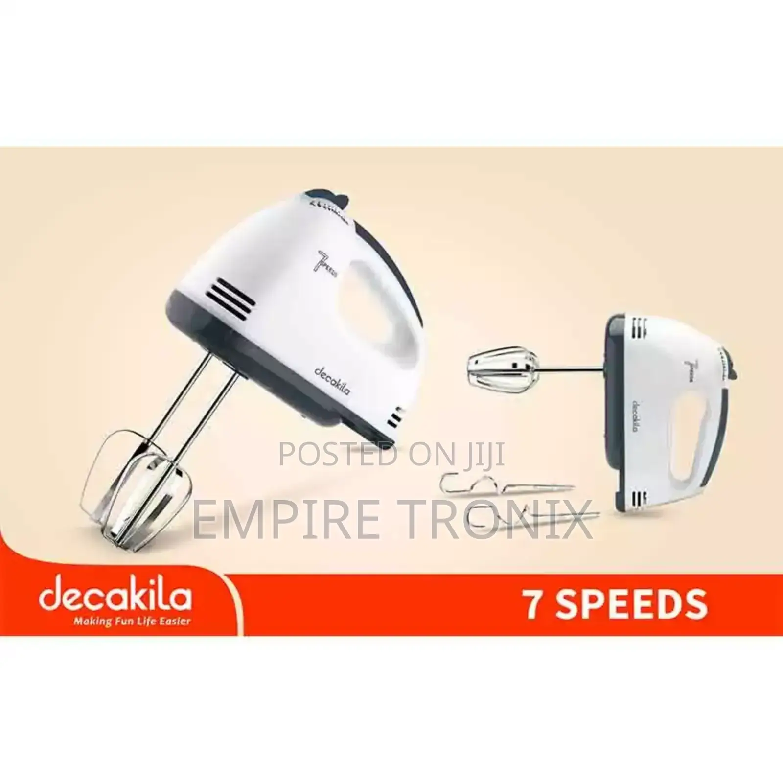 Decakila 120W Hand Mixer