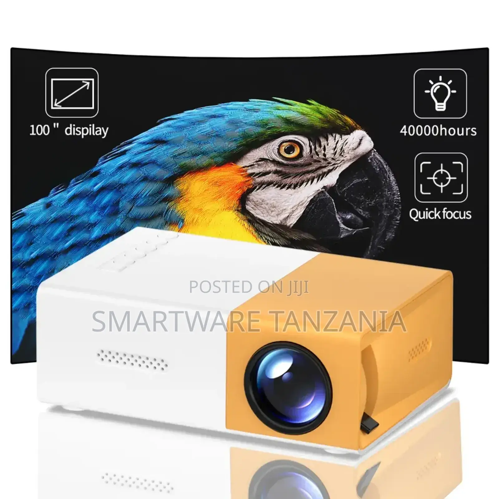 Home Cinema, Projector, Mini Portable Full HD 1080P Theater