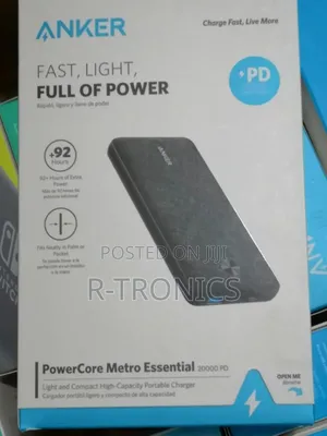 Anker Powercore Metro 10000 MAH PD 25W Fabric Black