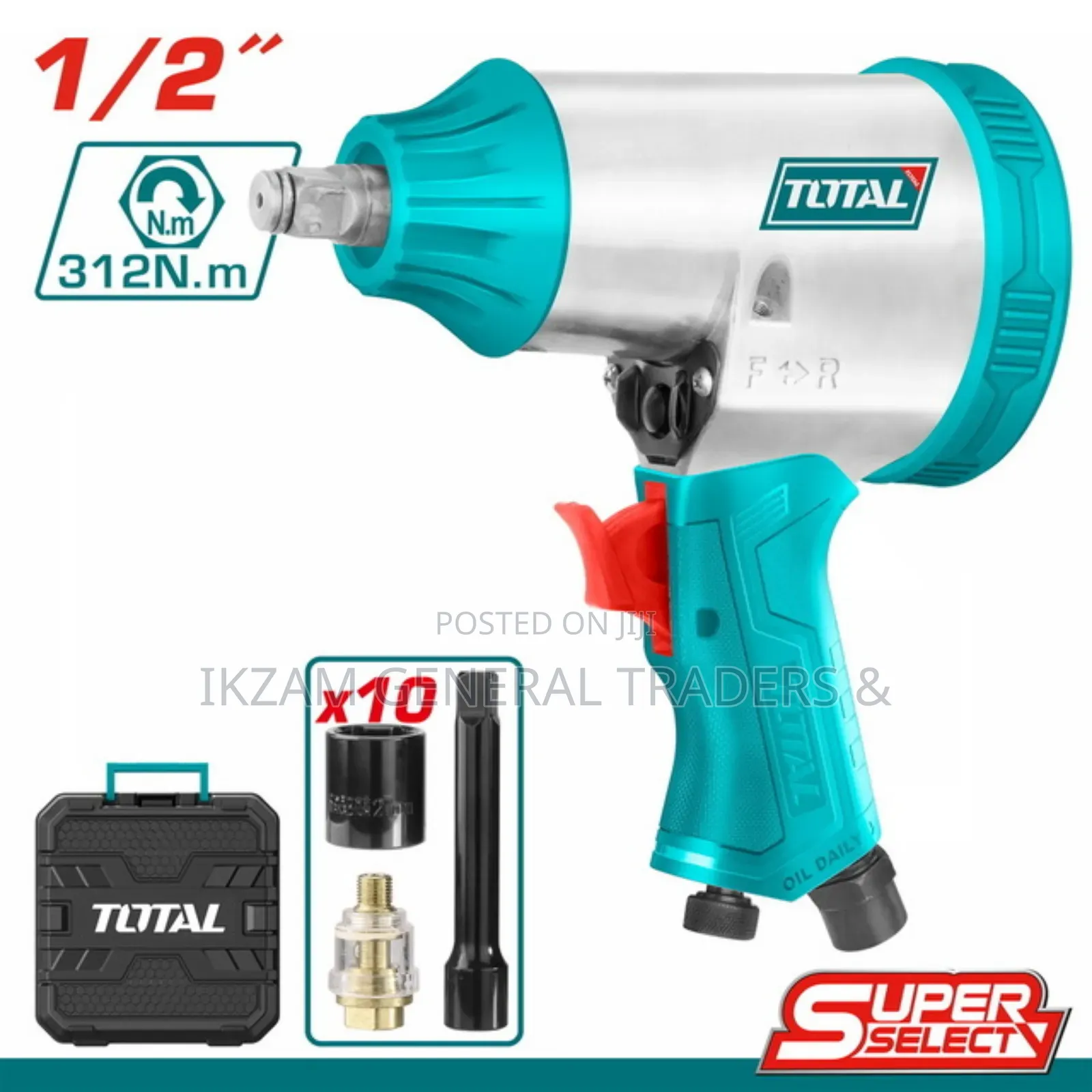 Air Impact Wrench (1⁄2")