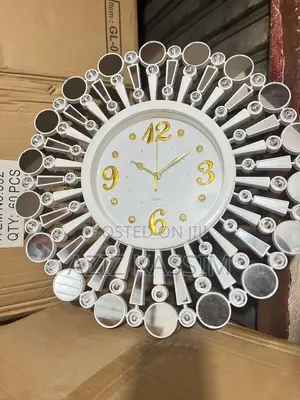 Silver Wall Watch