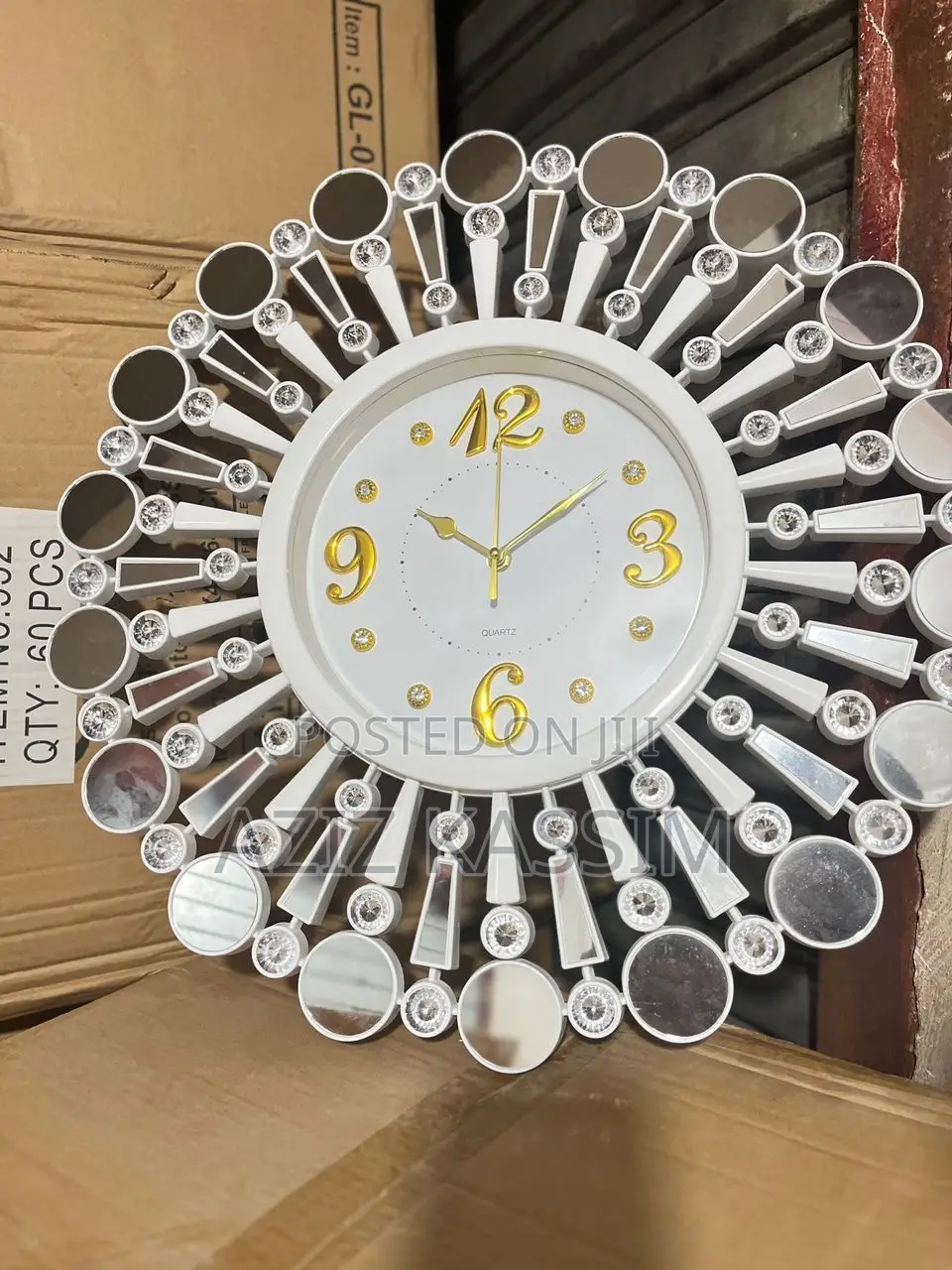 Silver Wall Watch