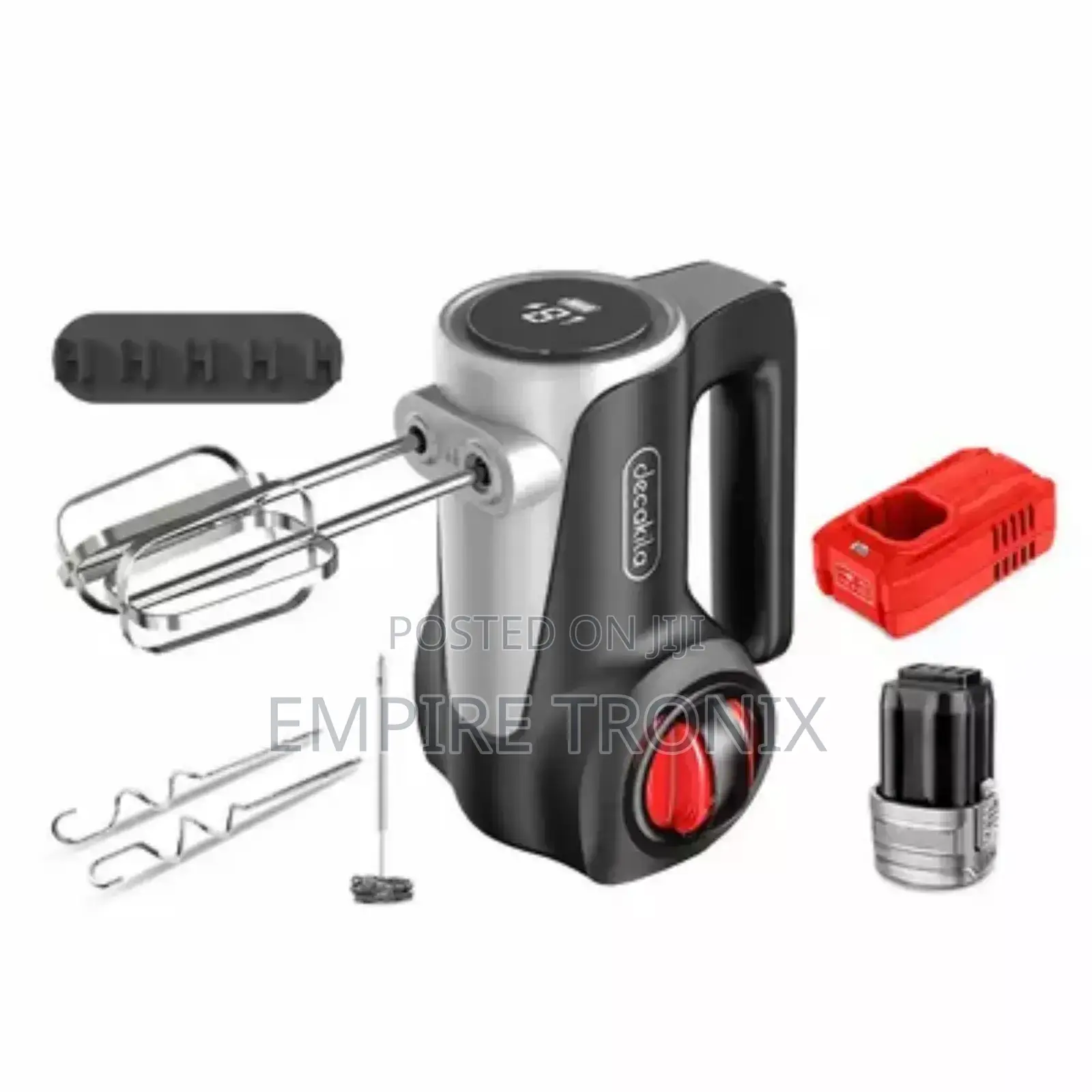 Decakila Hand Mixer 125W 7 Speeds W/ LED Display| 2000mah